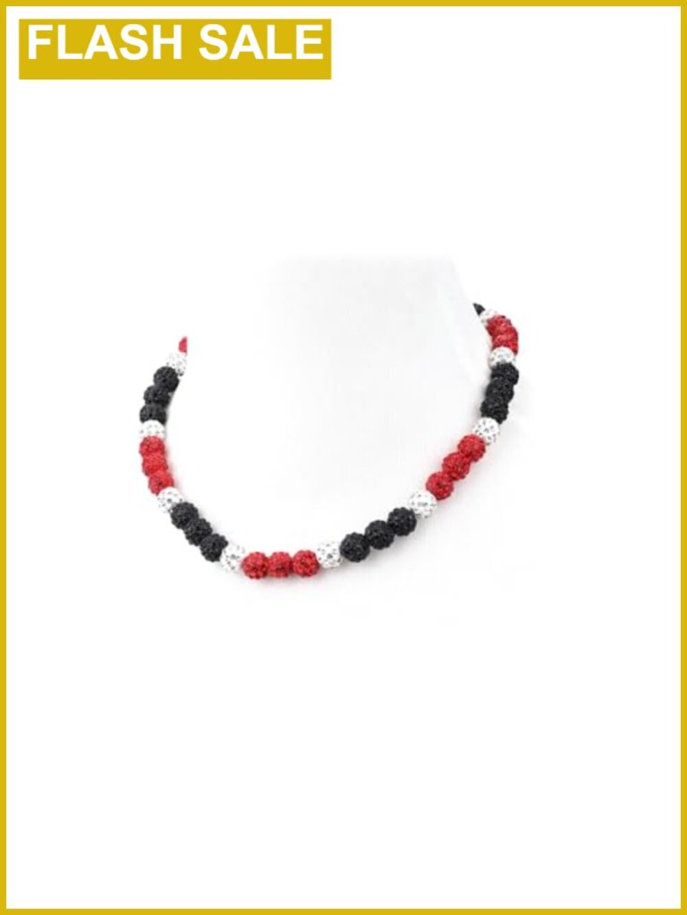 Boys Baseball Bead Necklace Rhinestone Drip Chain Sports Jewelry